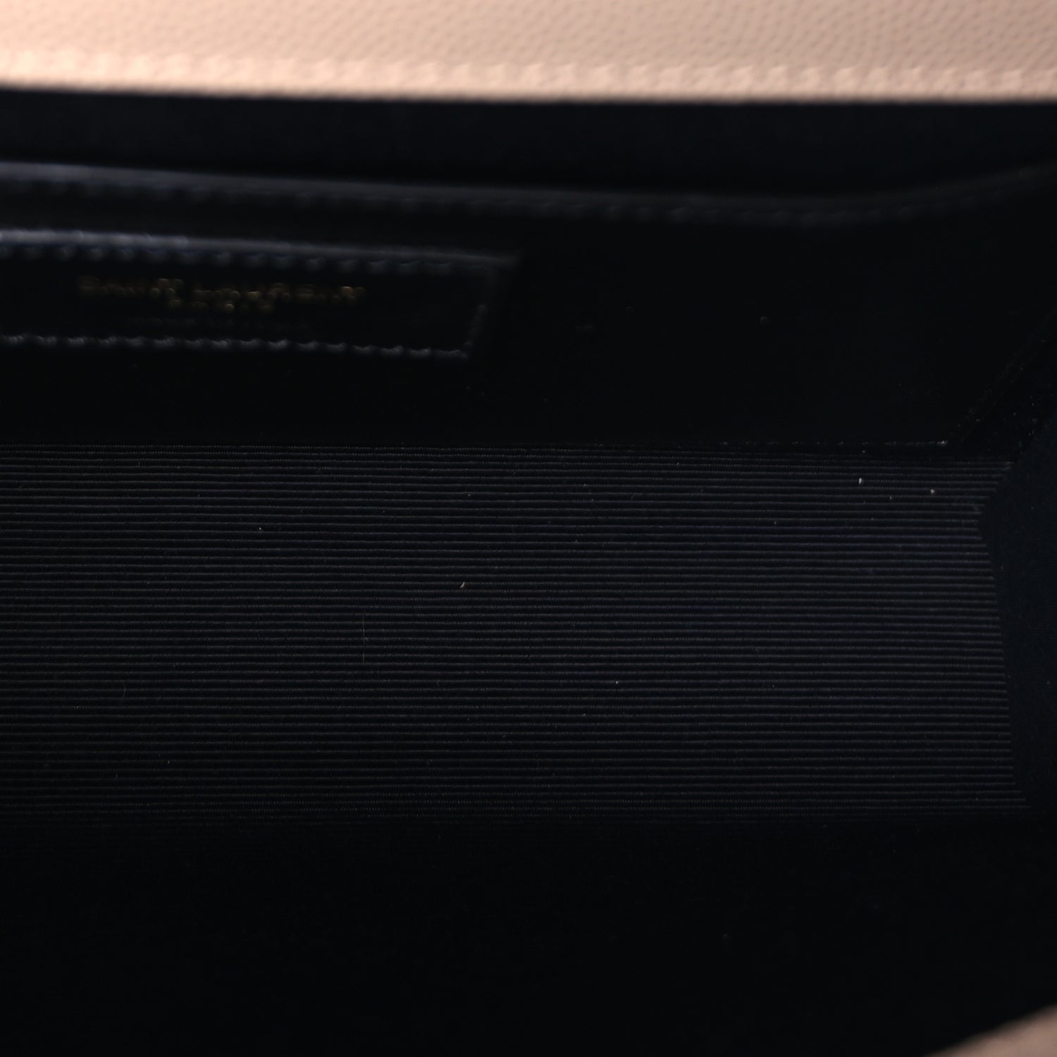 Saint Laurent Grain De Poudre Small Monogram Kate Satchel Dark Beige 4 of 8
