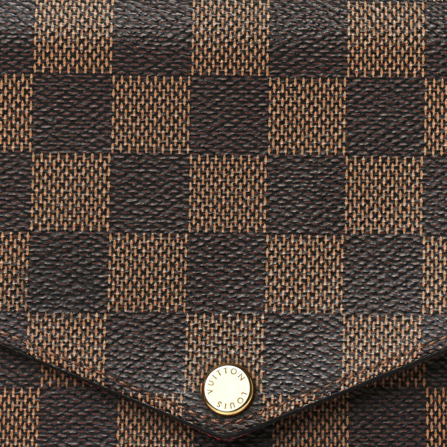 Damier Ebene Pochette Felicie Chain Wallet