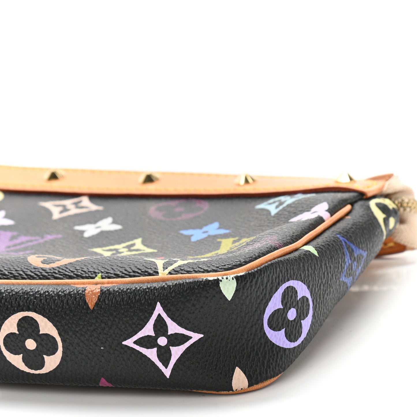 Monogram Multicolor Pochette Accessories Black