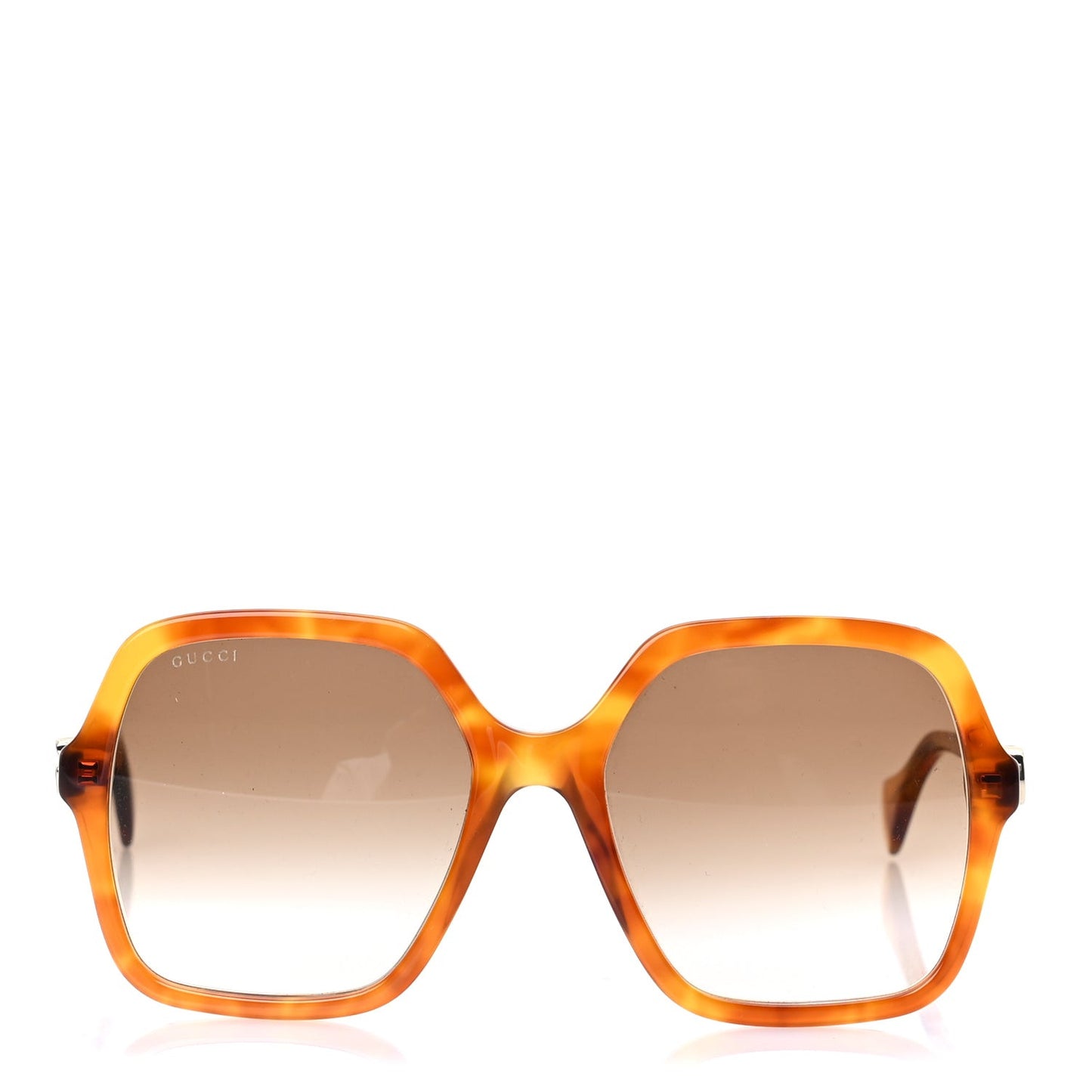 Acetate Oversize Rectangle Frame GG1072S Sunglasses Tortoise