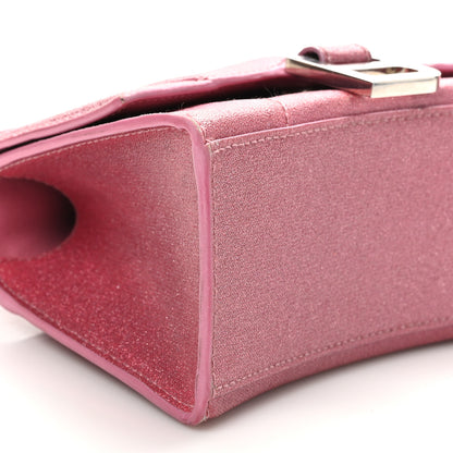 Balenciaga Glitter Fabric Hourglass Top Handle Bag XS Sweet Pink 10 of 15