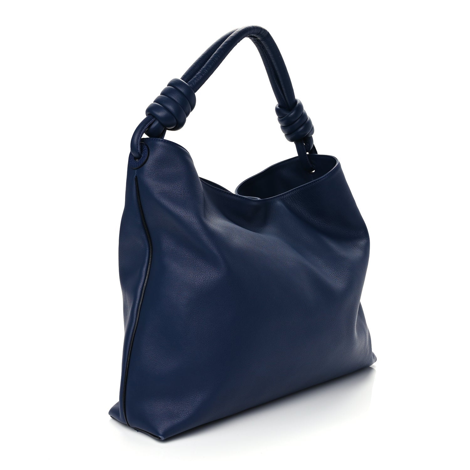 Loewe Calfskin Small Flamenco Knot Hobo Navy 2 of 9