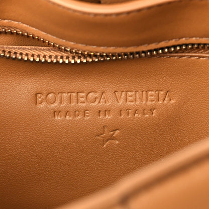 Bottega Veneta Lambskin Maxi Intreccio Padded Chain Cassette Crossbody Bag  Caramel 5 of 8