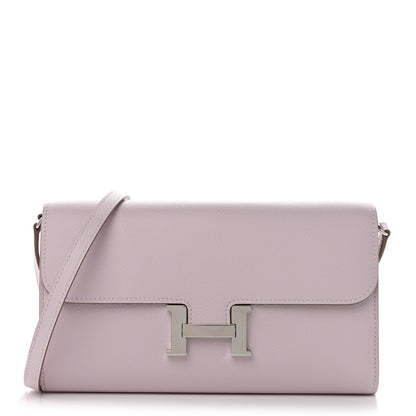 Hermes Evercolor Constance Wallet To Go Mauve Pale 1 of 11
