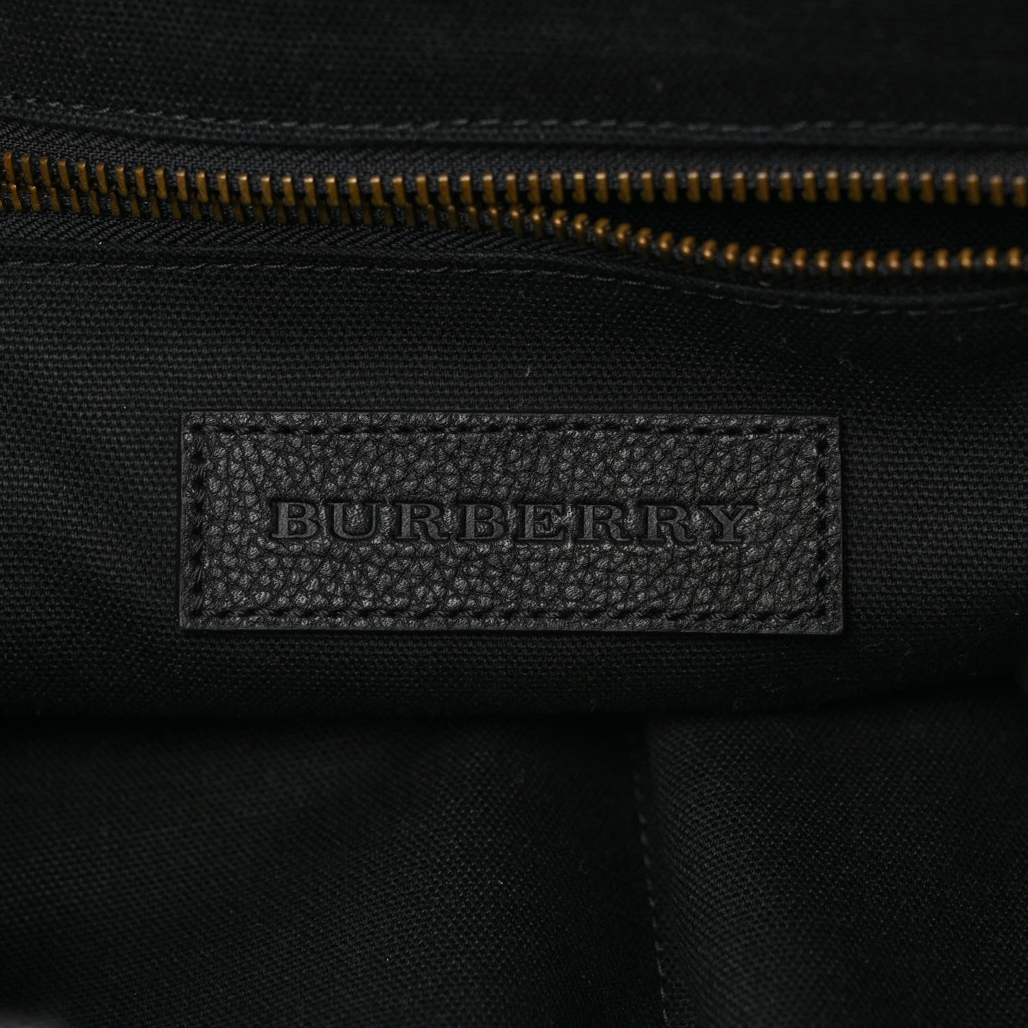 Burberry Overdyed Canvas Mega Check Drifton Backpack Black 6 of 10