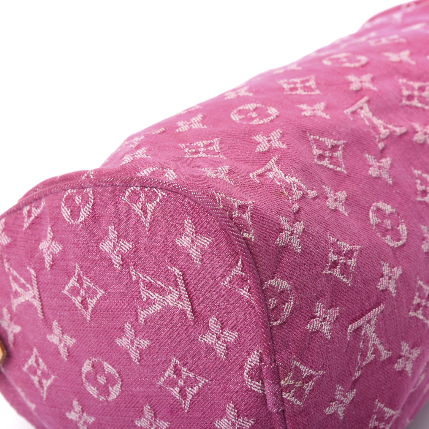Monogram Denim Neo Speedy Fuchsia