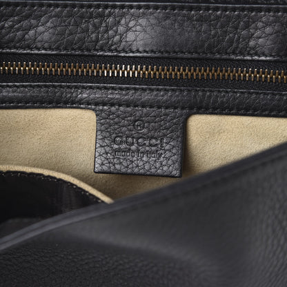 Gucci Calfskin Medium 1973 Chain Shoulder Bag Black 5 of 11