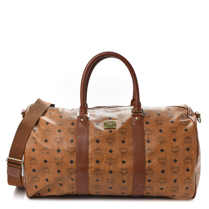 MCM Visetos Traveler Bag Cognac 1 of 10
