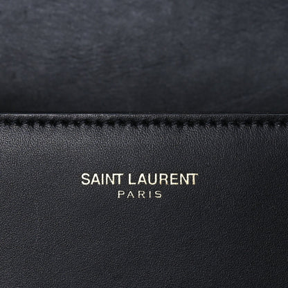 Saint Laurent Snakeskin Classic Small Monogram Universite Bag Black 5 of 7