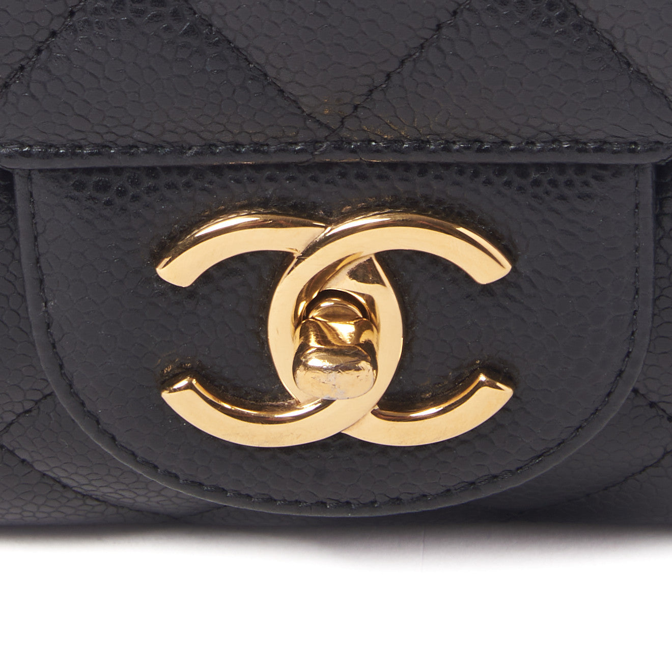 Chanel Caviar Quilted Maxi Double Flap Black 8 of 10