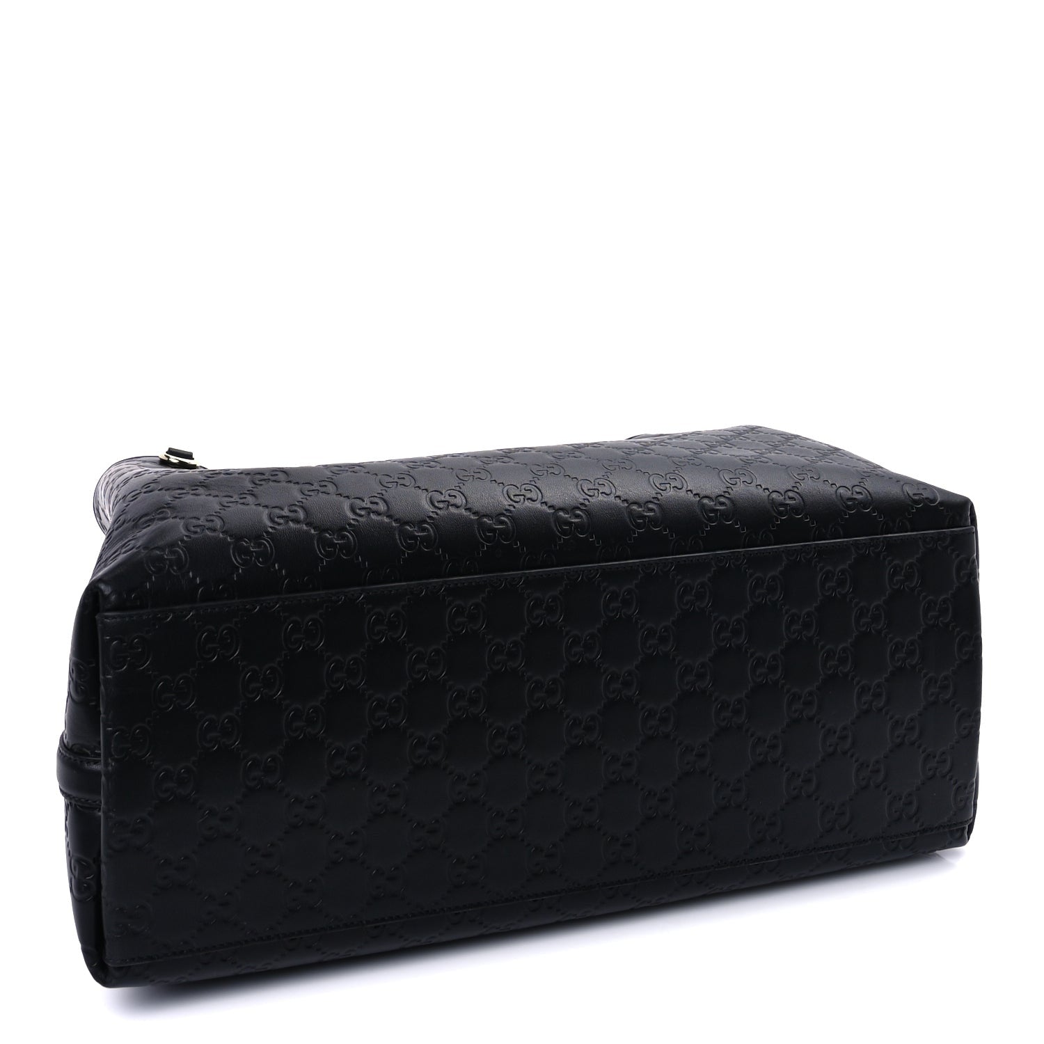 Gucci GG Calfskin Embossed Calfskin Large Tote Bag  Black 3 of 7