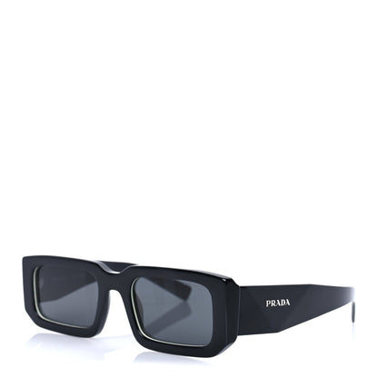 Prada Acetate Symbole Sunglasses SPR 06Y Black 1 of 7