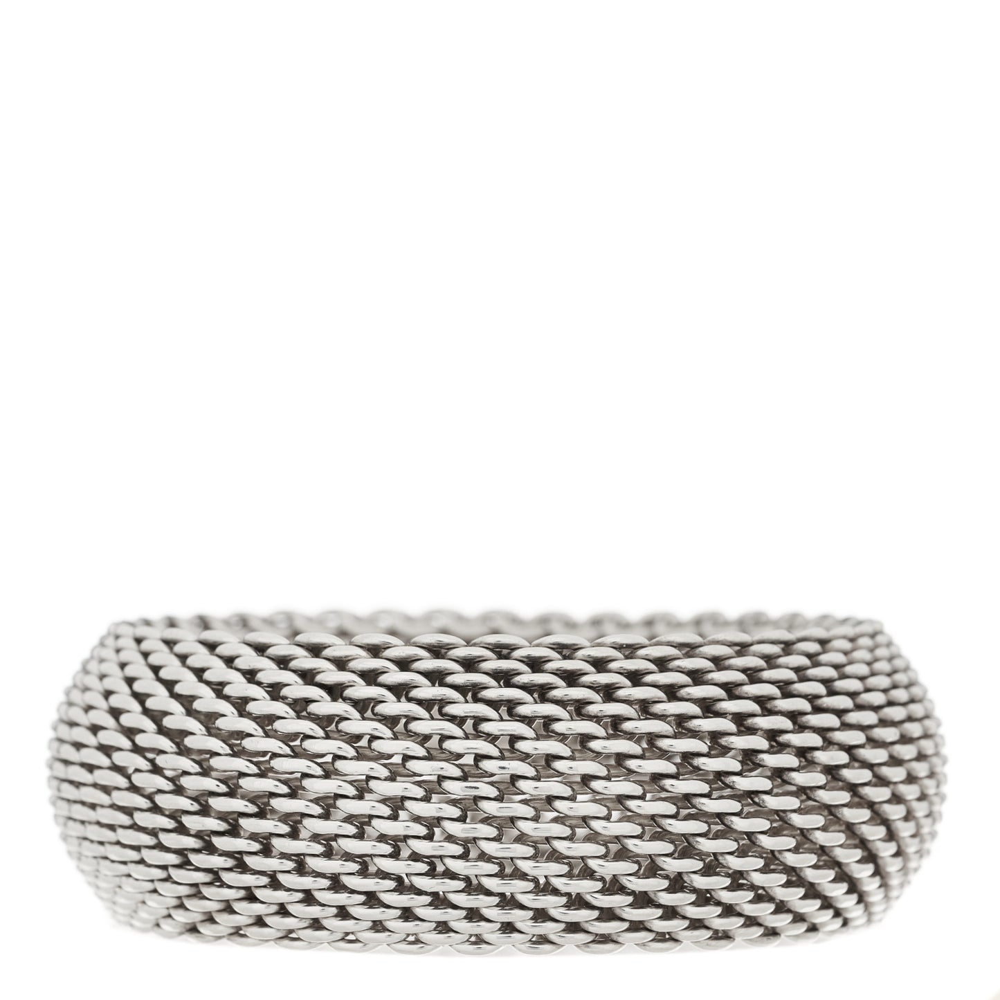 Sterling Silver Wide Somerset Mesh Bracelet