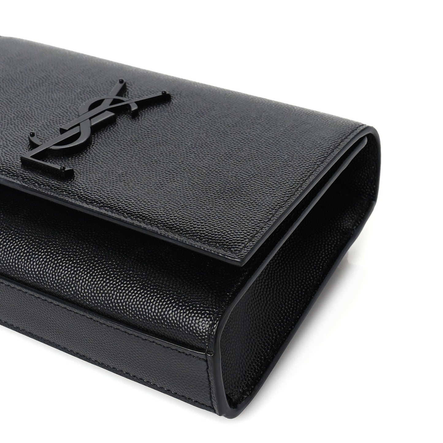 Grain De Poudre Small Monogram Monochrome Kate Satchel Black