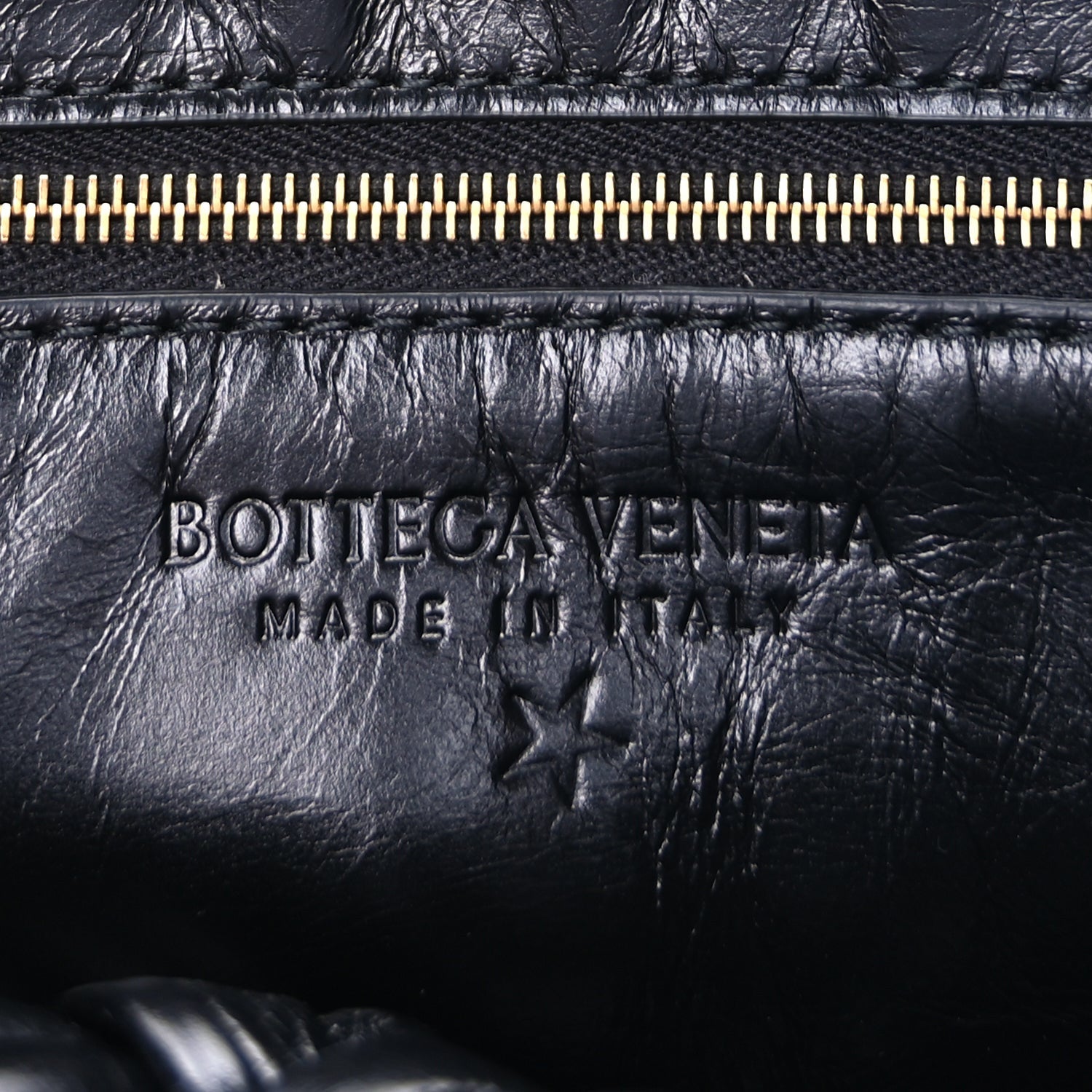 Bottega Veneta Calfskin Foulard Intreccio Kalimero Città Shoulder Bag Black 5 of 8