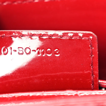 Christian Dior Patent Cannage Medium Lady Dior Red 6 of 9