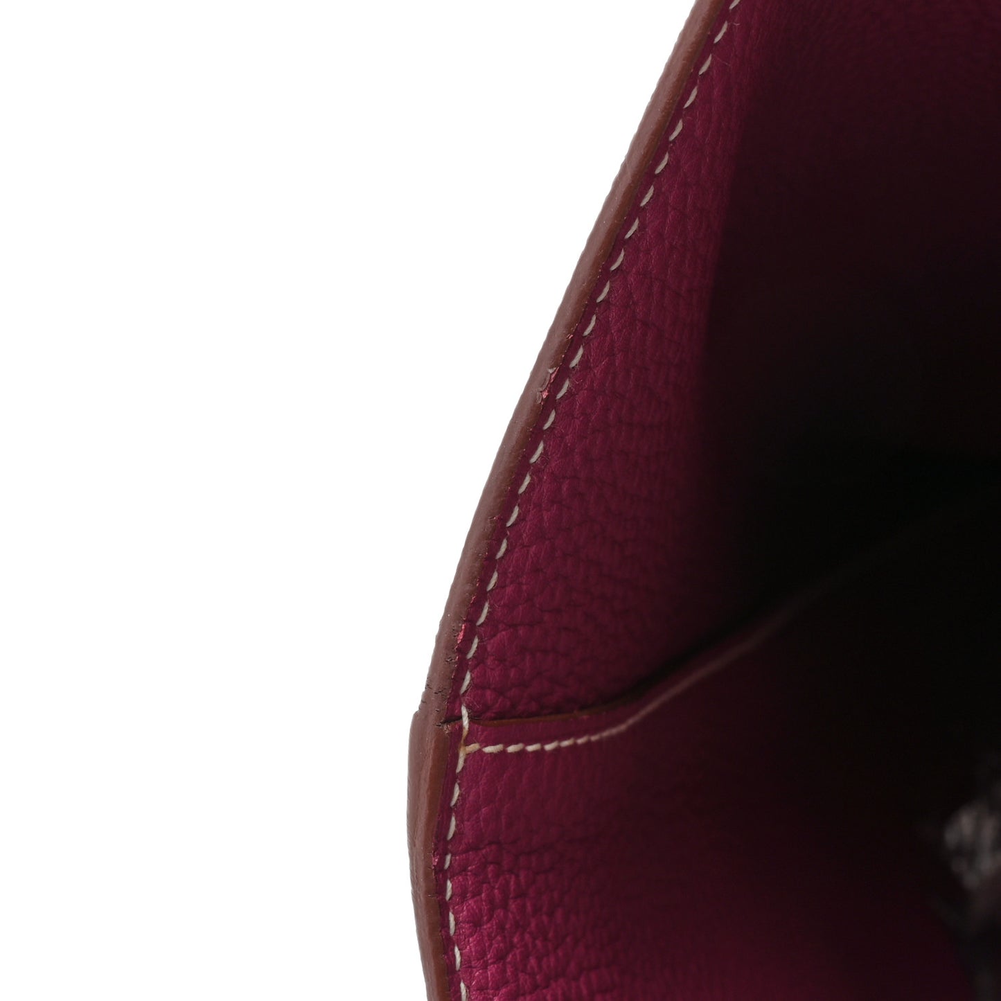 Taurillon Clemence Double Sens 36 Reversible Tote Marron Tosca