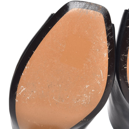 Fendi Vitello Spiked Heel Mules 38.5 Black 8 of 12