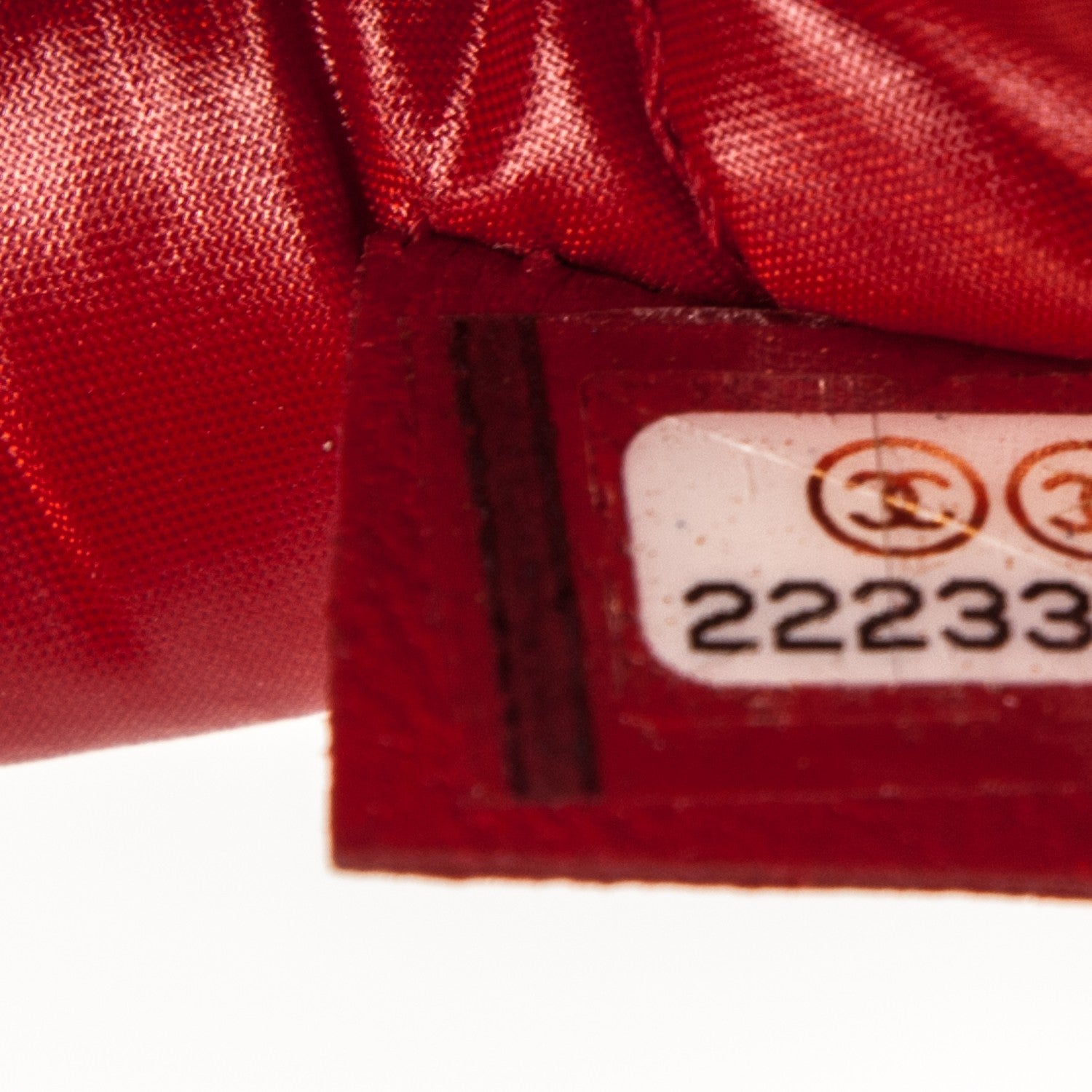 Chanel Lambskin Quilted Small Casino Cosmetic Case Red 7 of 8