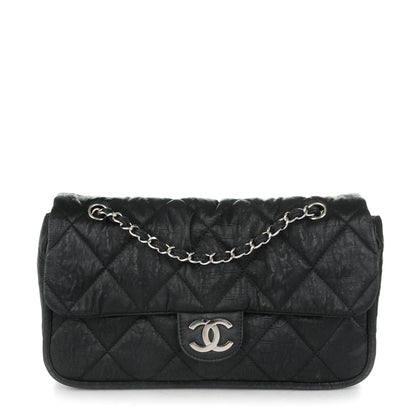 Chanel Coated Canvas Le Marais Flap Black 1 of 7
