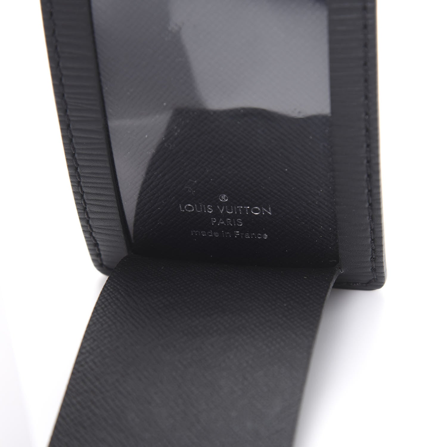 Louis Vuitton X SUPREME Epi Luggage Tag Black 3 of 3