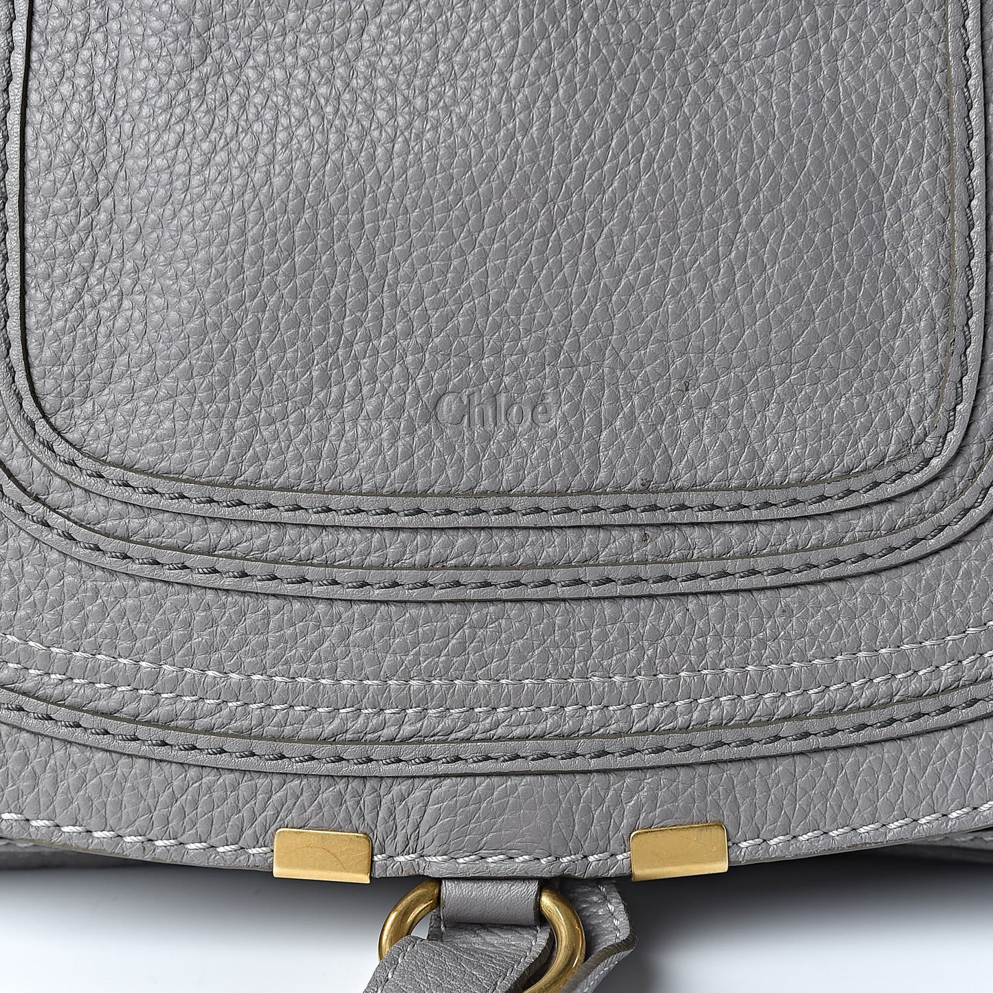 Calfskin Medium Marcie Satchel Cashmere Grey
