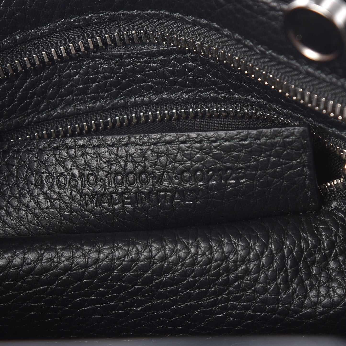 Veau Grana Perforated Blackout Hardware Nano City Black