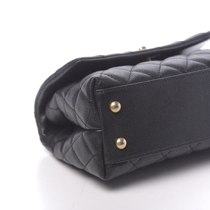 Chanel Caviar Quilted Mini Coco Handle Flap Black 8 of 10