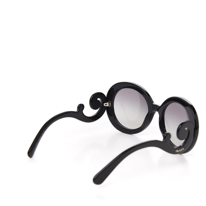 Prada Baroque Sunglasses SPR 27N Black 4 of 7
