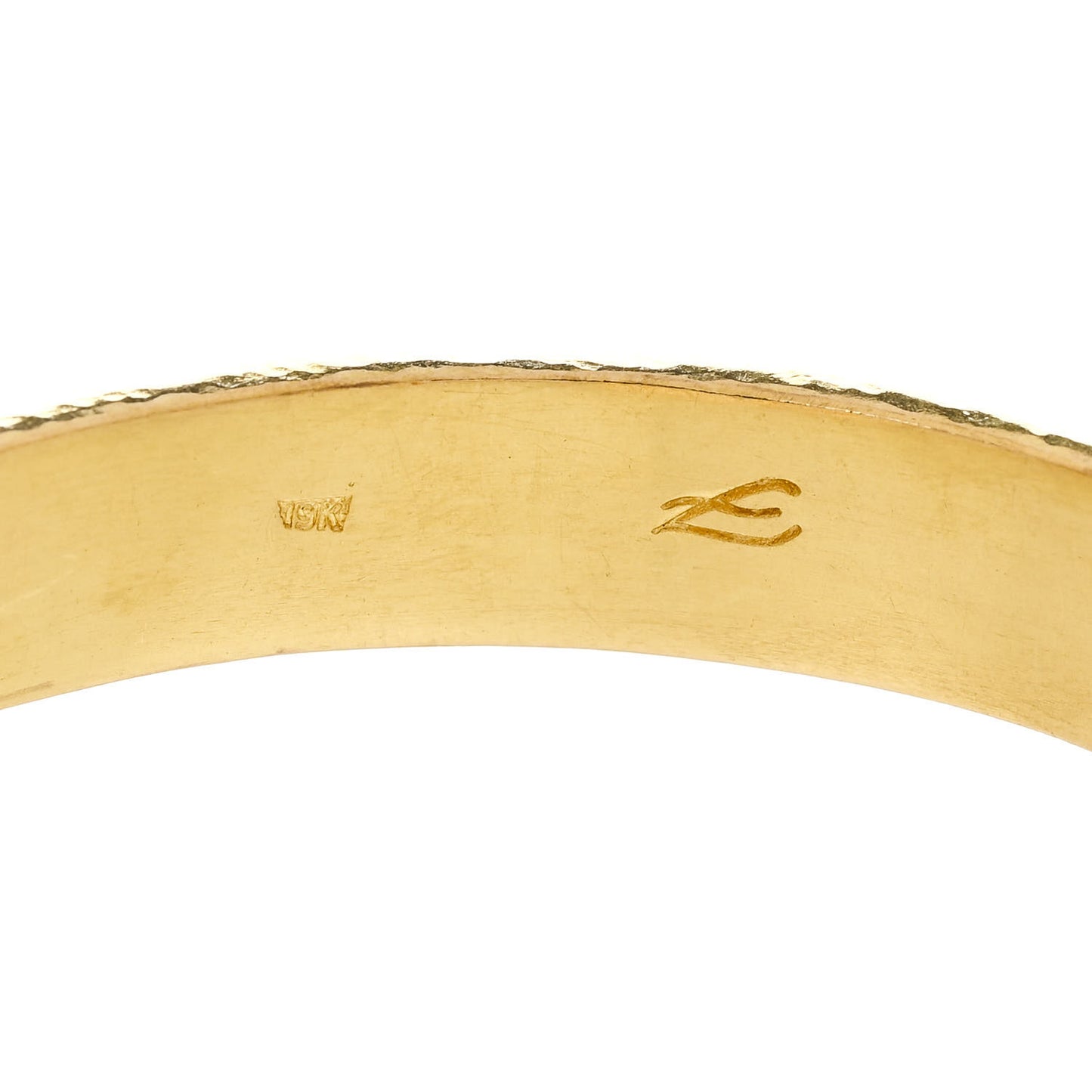 19K Yellow Gold Diamond Multi Gemstone Tutti Frutti Bangle Bracelet