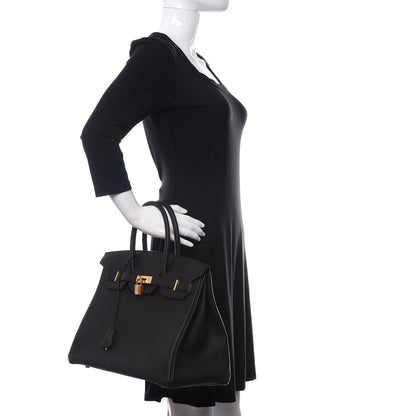 Hermes Togo Birkin 35 Black 2 of 11