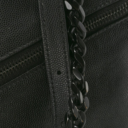 Saint Laurent Grain De Poudre Medium West Hollywood Monogram Fold-Over Black 10 of 13