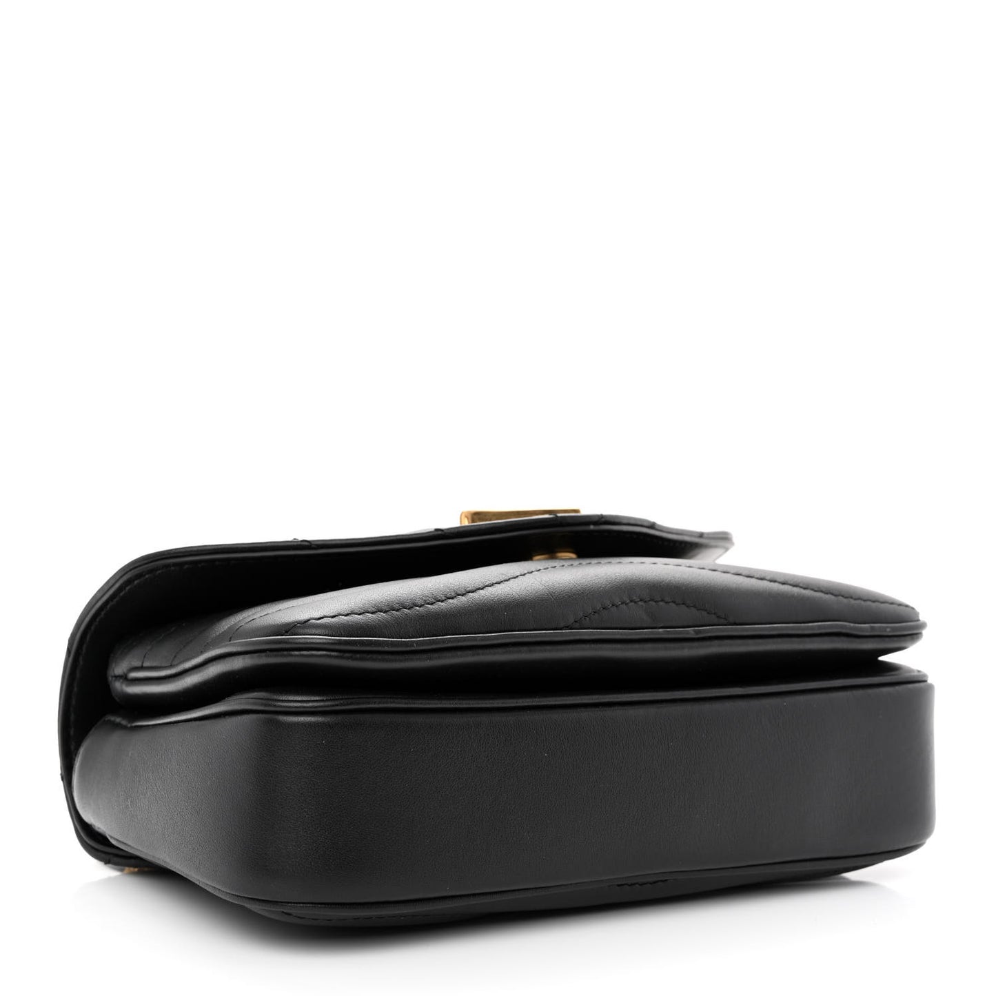 Calfskin LV New Wave Chain Bag Black