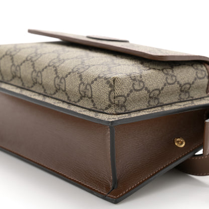 Gucci GG Supreme Monogram Canvas Interlocking G Belt Bag Beige Ebony 10 of 10