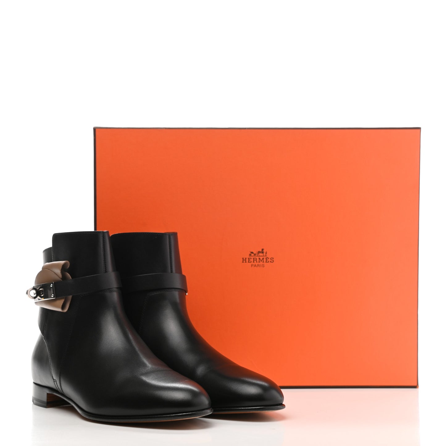 Calfskin Neo Low Boots 39 Black