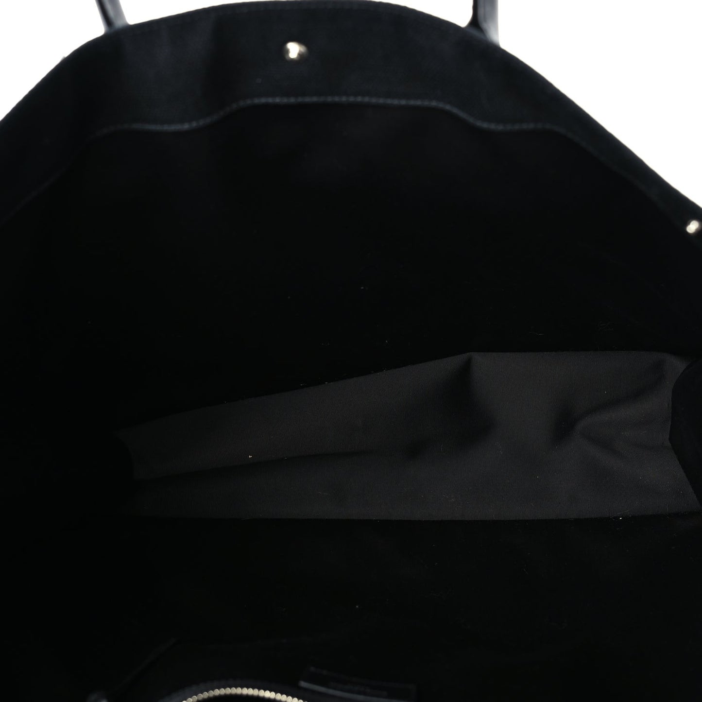 Raffia Linen Calfskin Rive Gauche Tote  Black