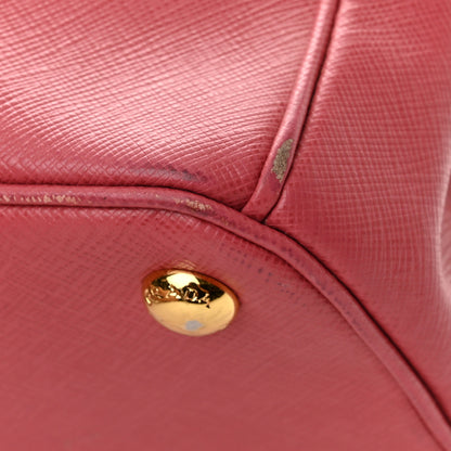 Prada Saffiano Medium Galleria Double Zip Tote Peonia 16 of 21