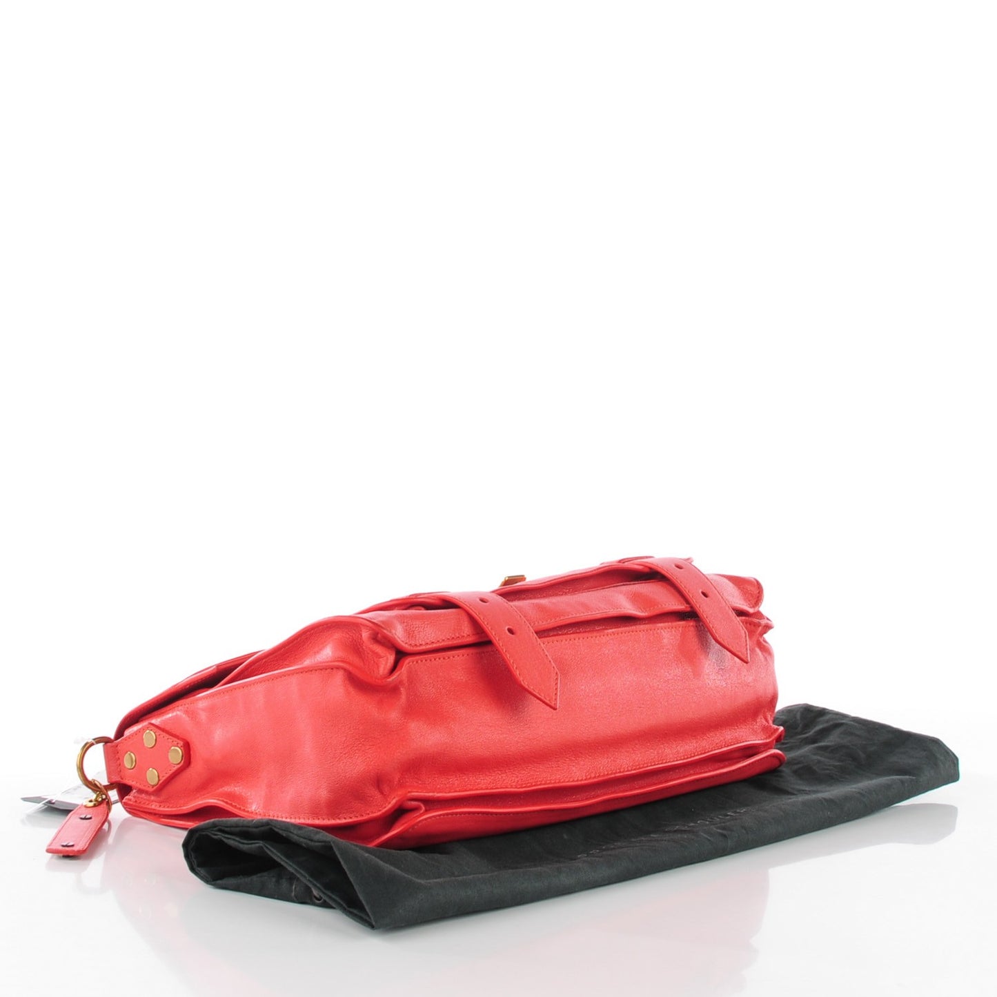 Lambskin Medium PS1 Satchel Deep Coral