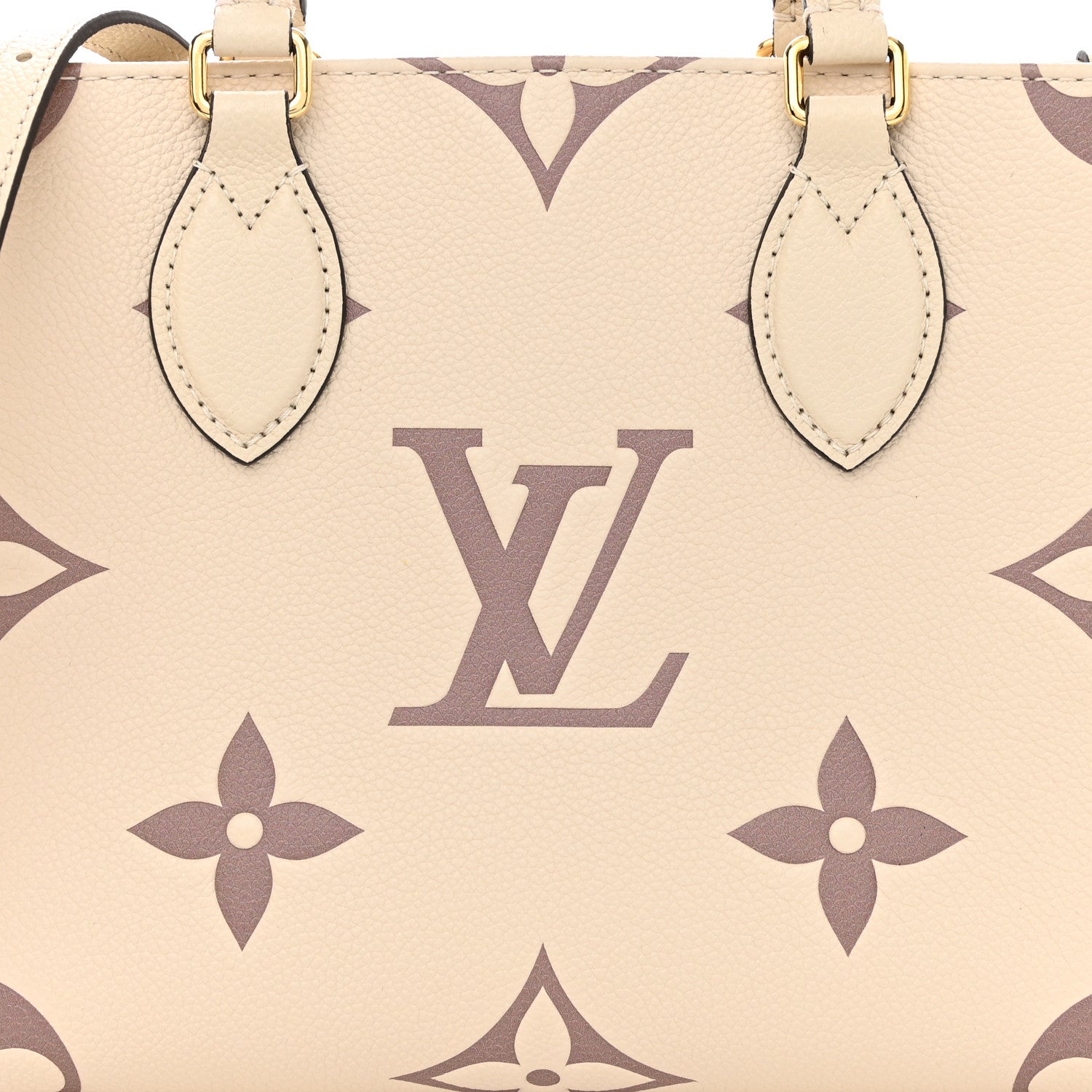 Louis Vuitton Empreinte Monogram Giant Onthego PM Creme Bois de Rose 8 of 11