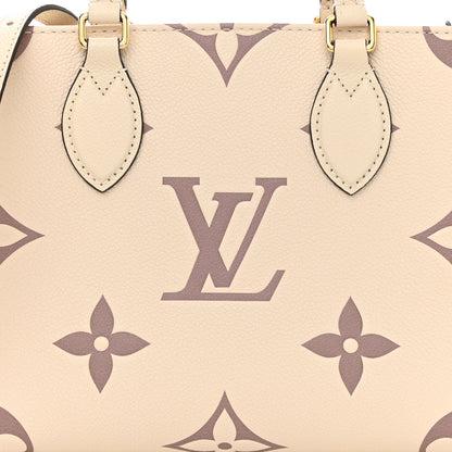 Louis Vuitton Empreinte Monogram Giant Onthego PM Creme Bois de Rose 8 of 11