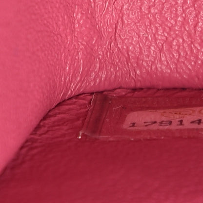 Chanel Lambskin Quilted Jumbo Double Flap Dark Pink 7 of 11