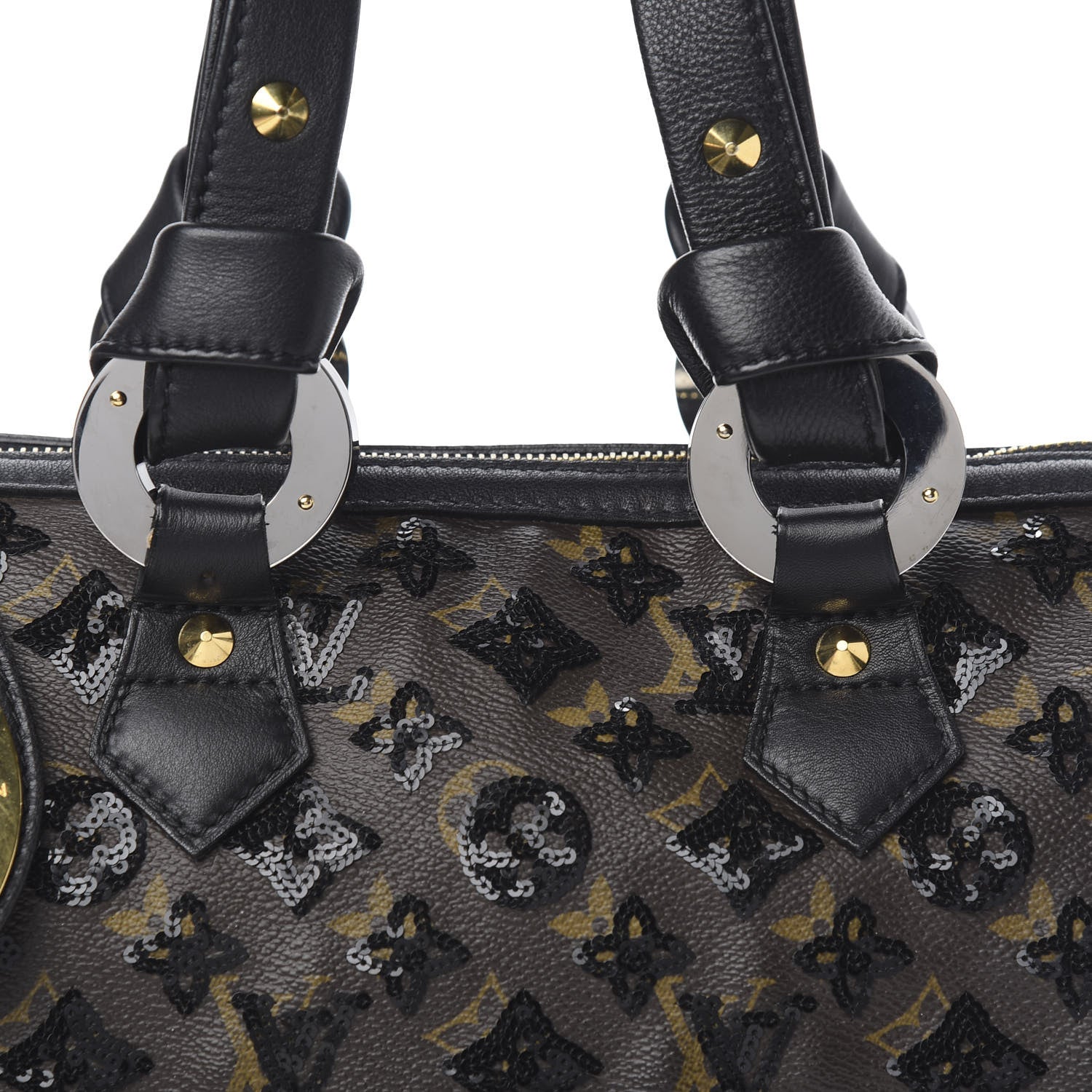 Louis Vuitton Monogram Sequins Eclipse Speedy 28 Black 11 of 11