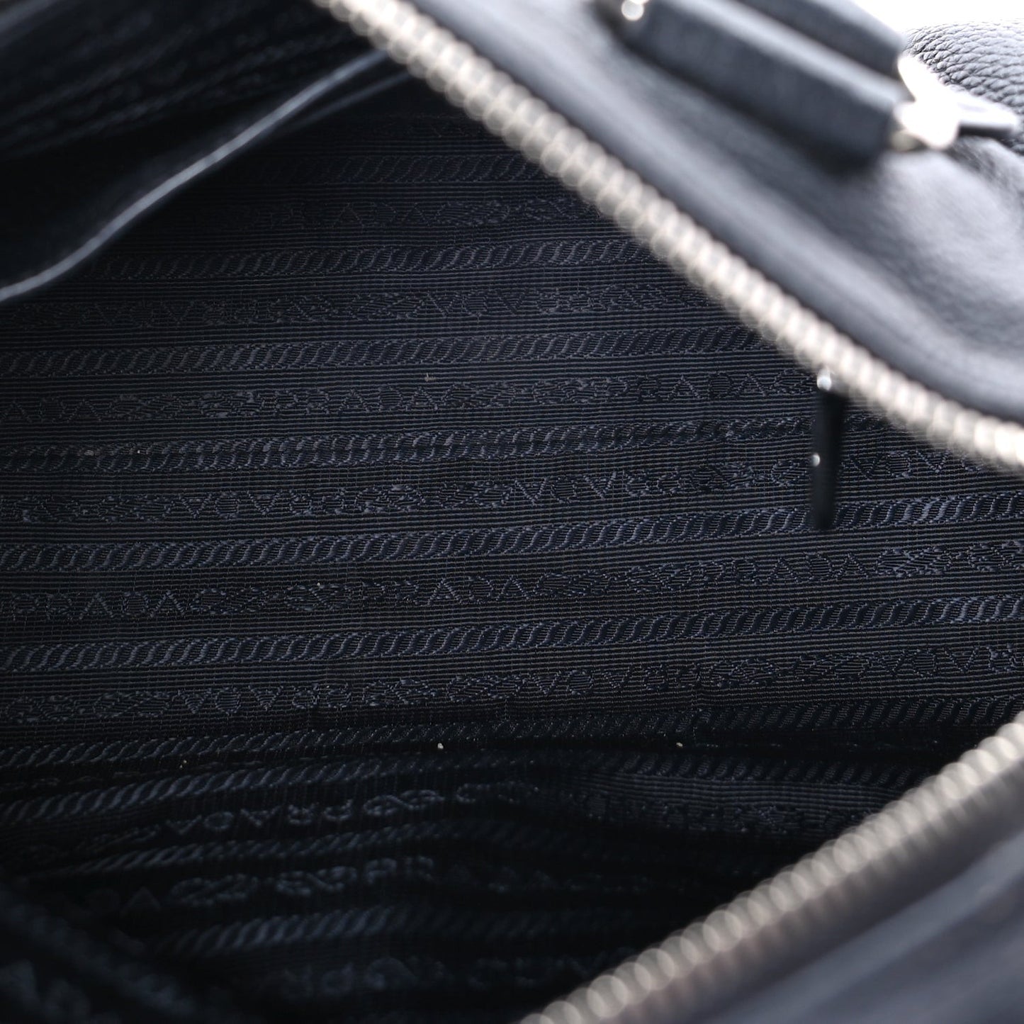 Vitello Phenix Shopping Satchel Black