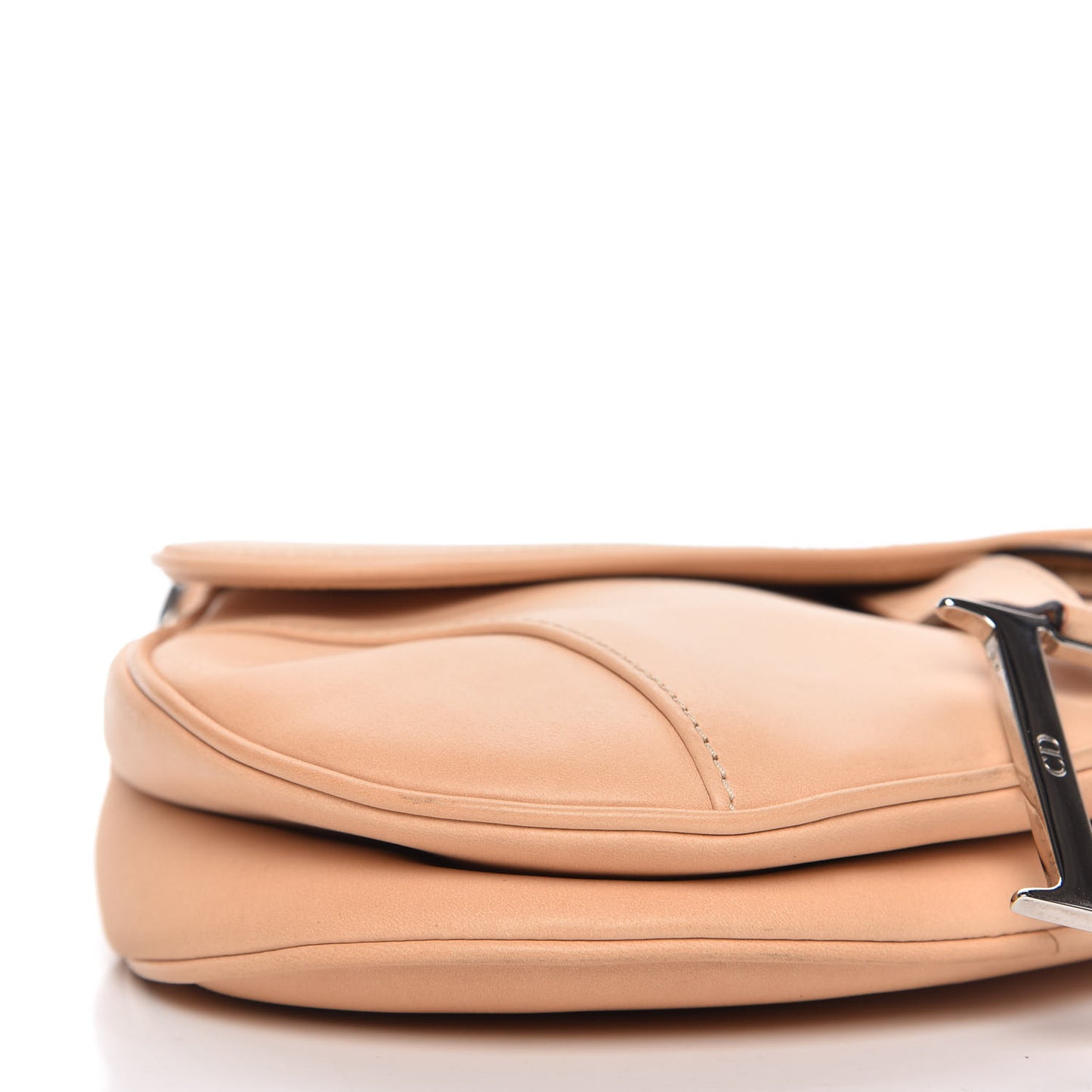Calfskin Saddle Bag Beige