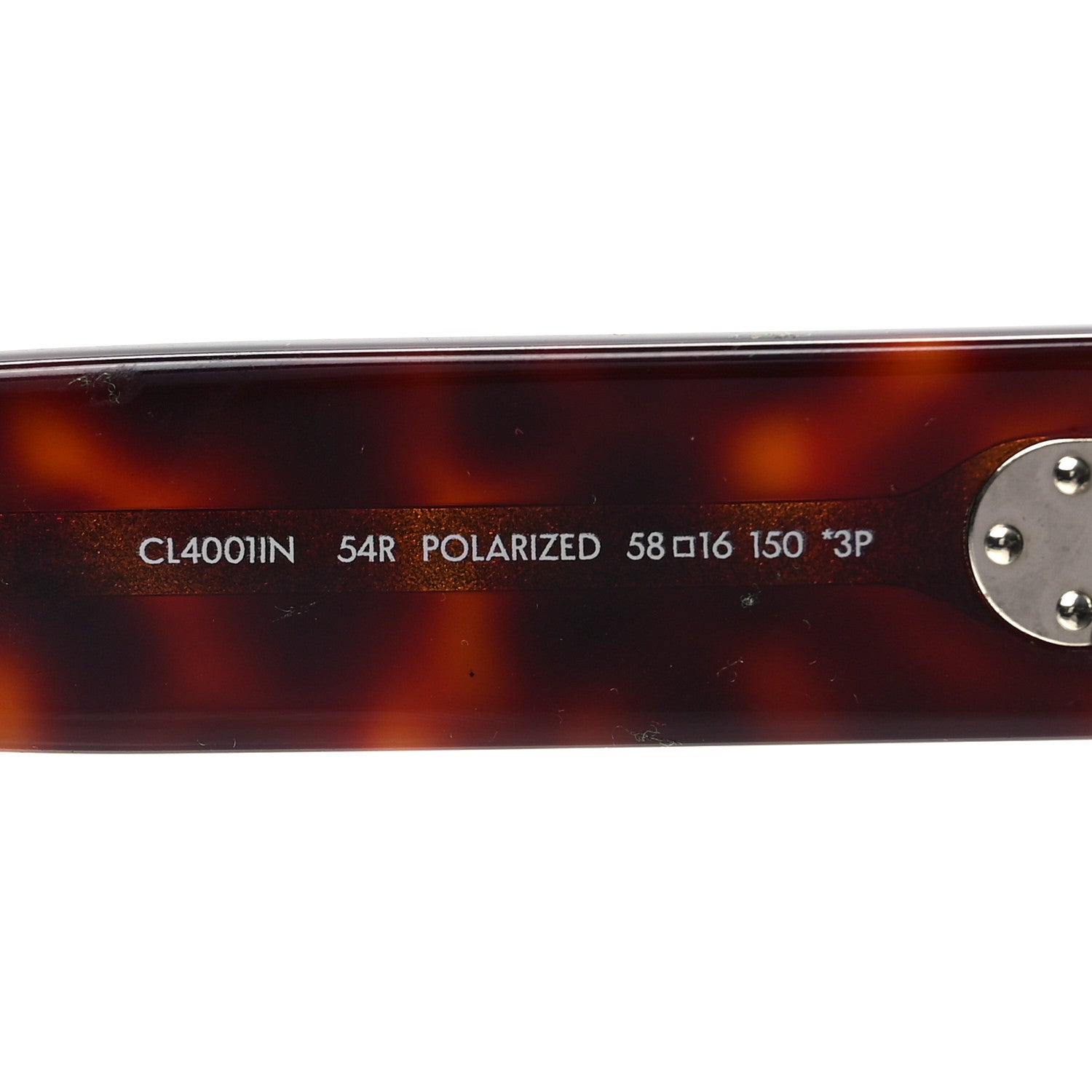 Celine Polarized Shadow Sunglasses CL4001IN Tortoise 12 of 12