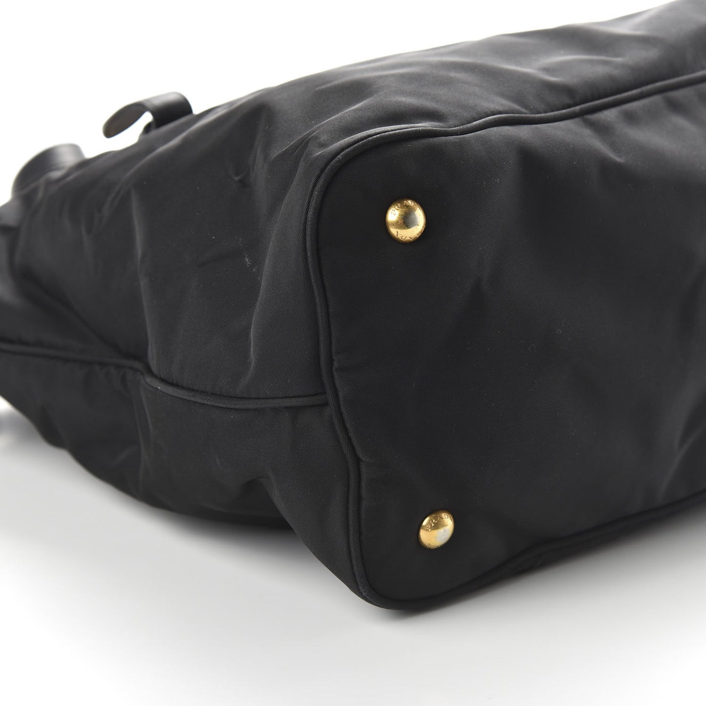 Tessuto Nylon Soft Calf Tote Black