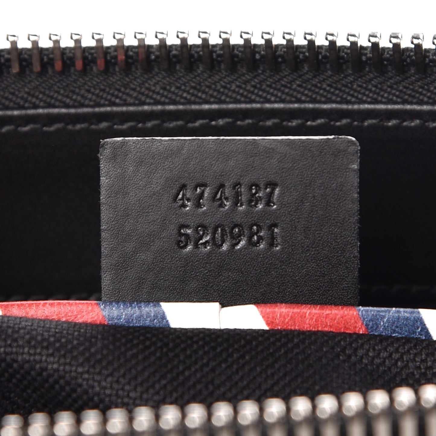 GG Supreme Monogram Night Courrier Flat Messenger Bag Black Multicolor