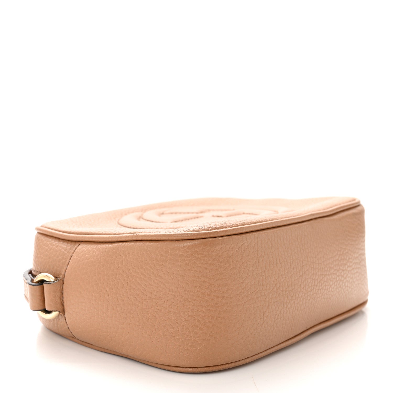 Gucci Pebbled Calfskin Small Soho Disco Bag Camelia 4 of 13