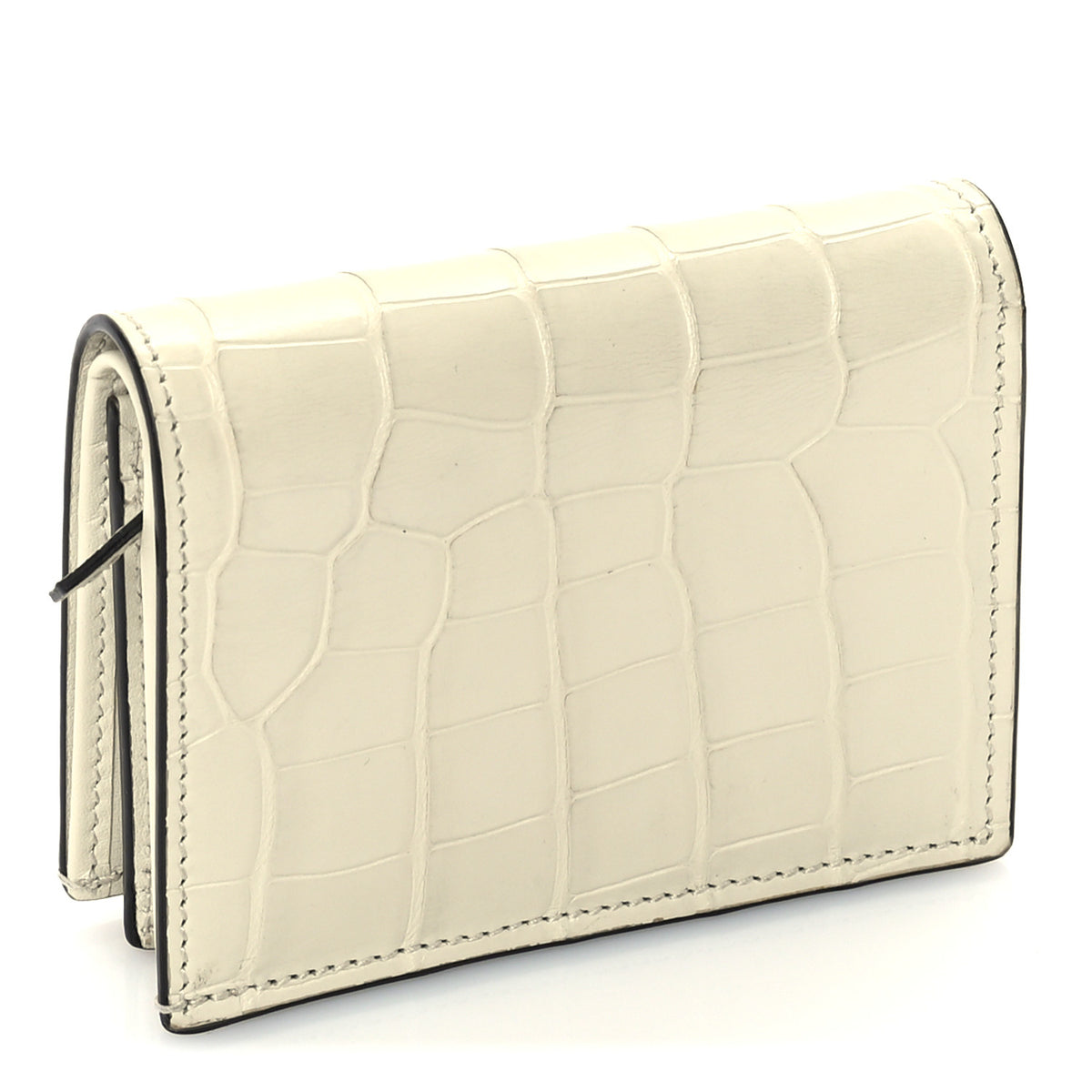 Gucci Crocodile GG Marmont Card Case White 4 of 7