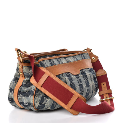 Louis Vuitton Denim Raye Porte Epaule MM 3 of 21